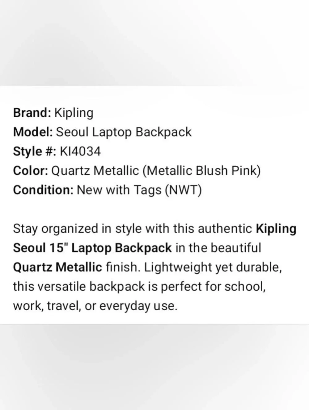 Kipling Seoul 15